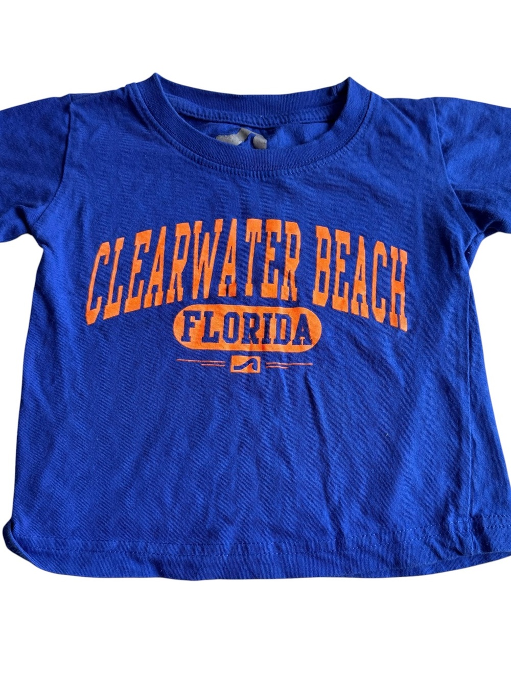 Royal Blue Toddler Tee Clear Water Beach Florida